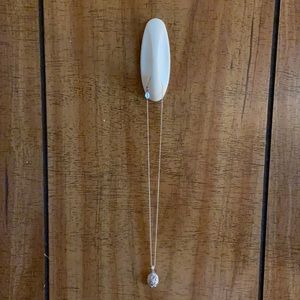 Beautiful silver and diamond pendant necklace